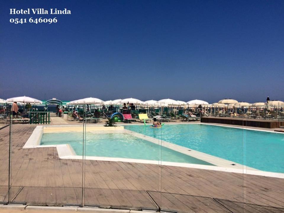 ריצ'יונה Hotel Villa Linda - Family Hotel - Nuova Costruzione Antisismica מראה חיצוני תמונה